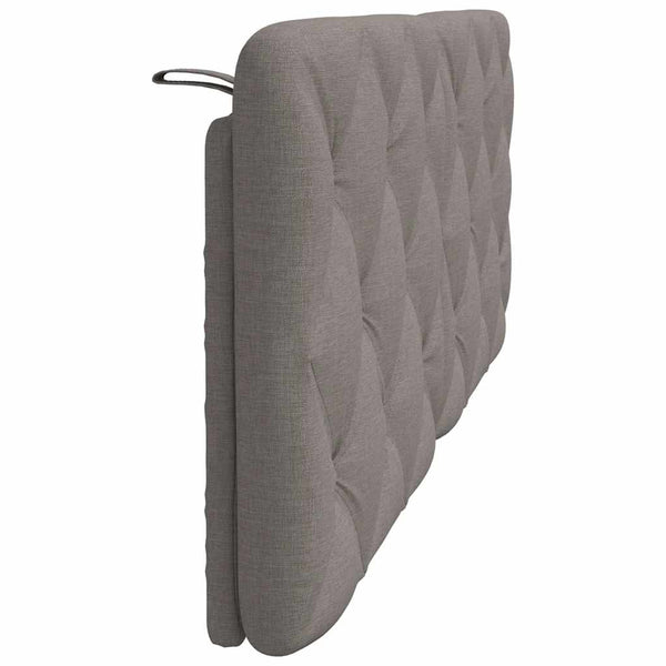Kopfteil-Kissen Taupe 120 cm