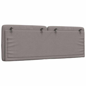 Kopfteil-Kissen Taupe 120 cm