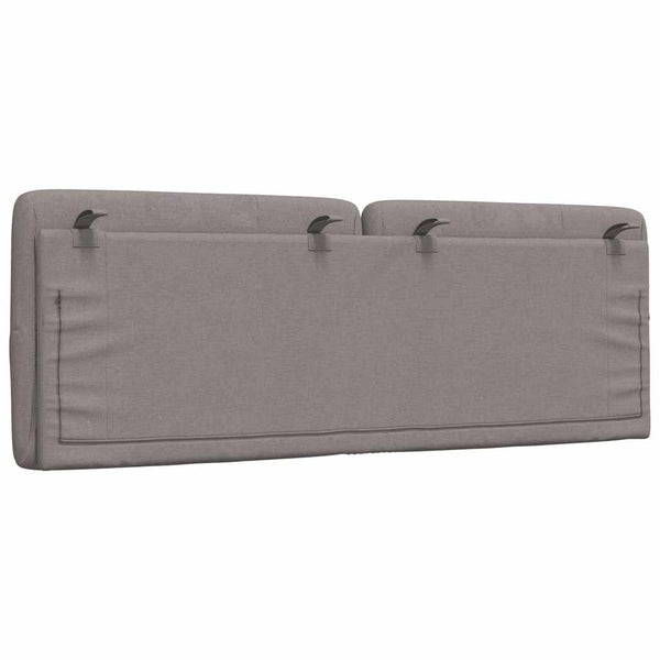 Kopfteil-Kissen Taupe 120 cm