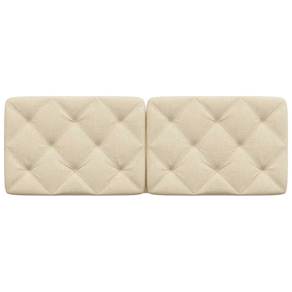 Kopfteil Kissen Creme 120 cm