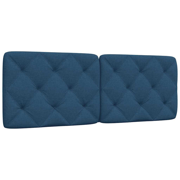 Blaues Kopfteil-Kissen 120 cm