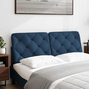 Blaues Kopfteil-Kissen 120 cm
