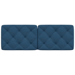 Blaues Kopfteil-Kissen 120 cm