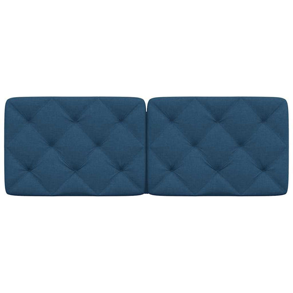 Blaues Kopfteil-Kissen 120 cm