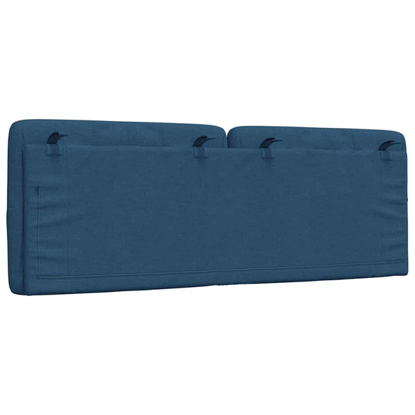Blaues Kopfteil-Kissen 120 cm