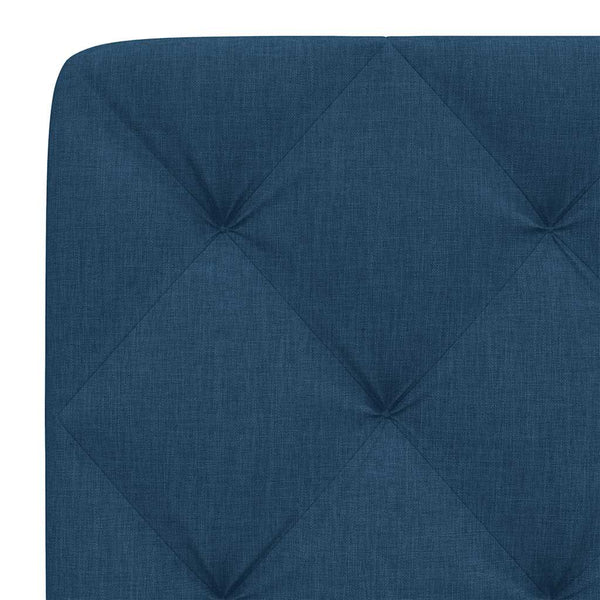 Blaues Kopfteil-Kissen 120 cm