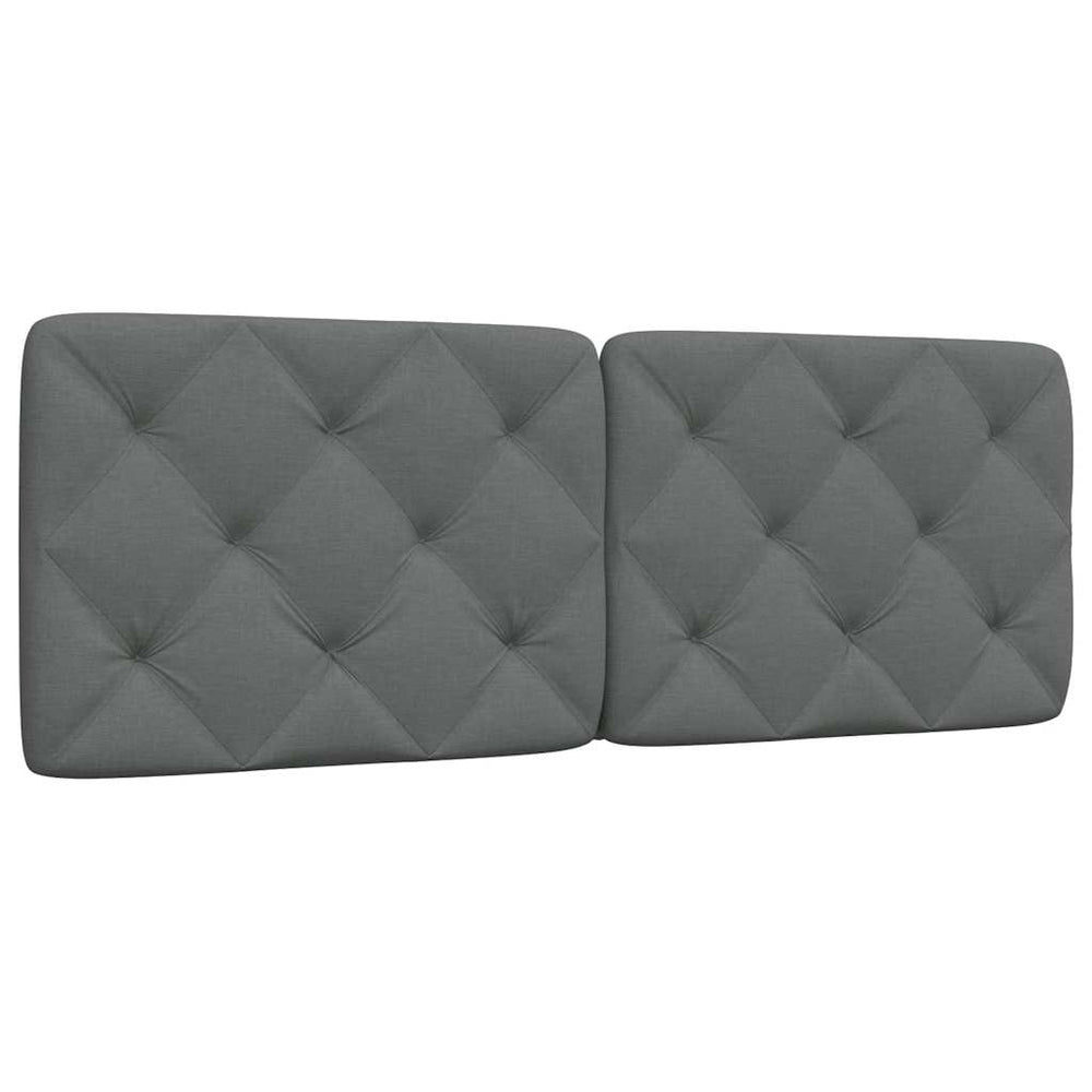 Kopfteil Kissen Dunkelgrau 140 cm