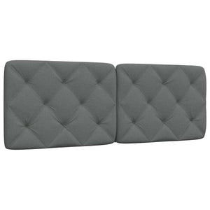 Kopfteil Kissen Dunkelgrau 140 cm