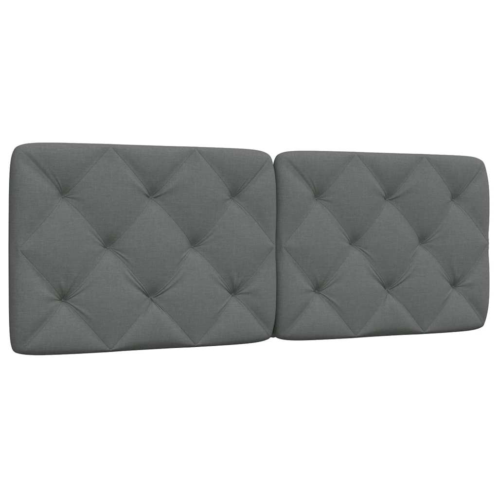 Kopfteil Kissen Dunkelgrau 140 cm