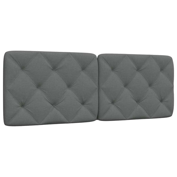 Kopfteil Kissen Dunkelgrau 140 cm