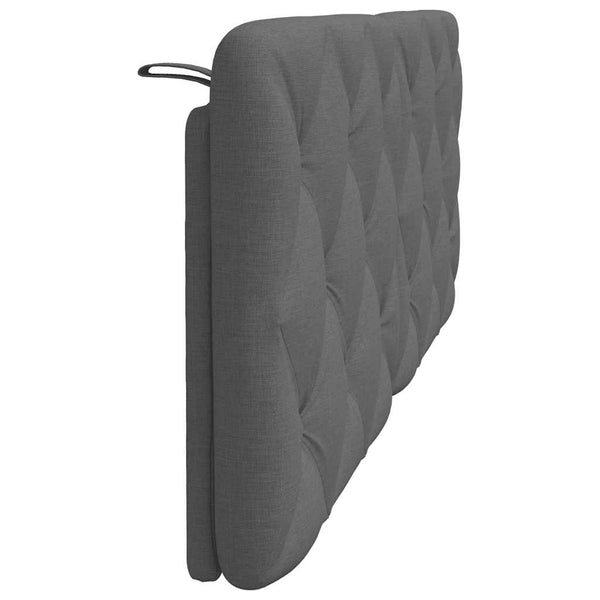 Kopfteil Kissen Dunkelgrau 140 cm
