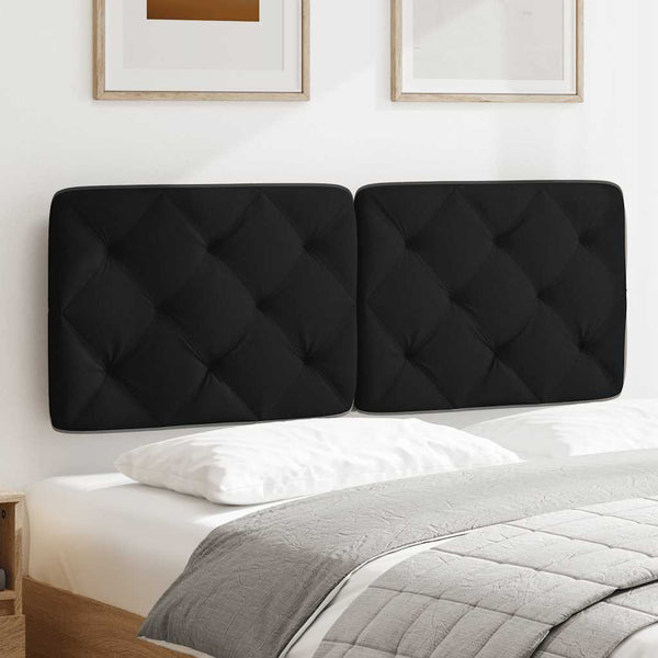 Kopfteil Kissen Schwarz 140 cm