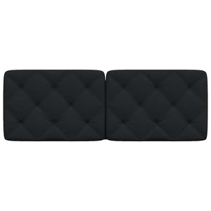 Kopfteil Kissen Schwarz 140 cm