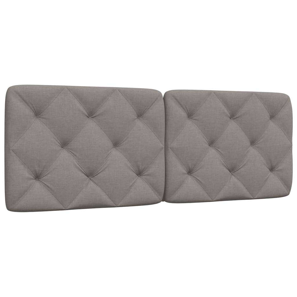 Kopfteil Kissen Taupe 140 cm