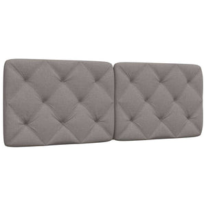 Kopfteil Kissen Taupe 140 cm