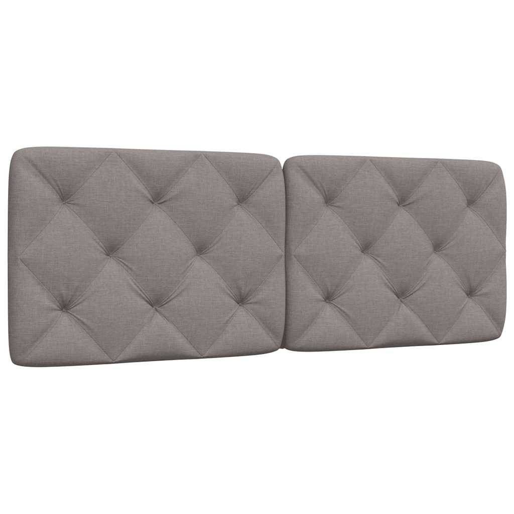 Kopfteil Kissen Taupe 140 cm
