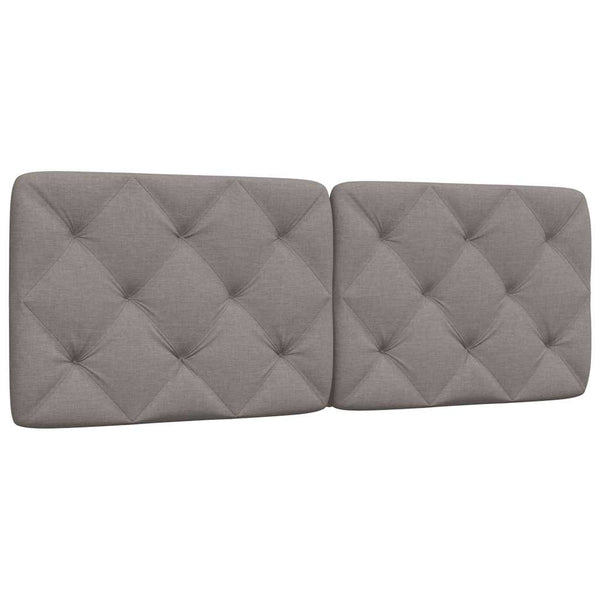 Kopfteil Kissen Taupe 140 cm