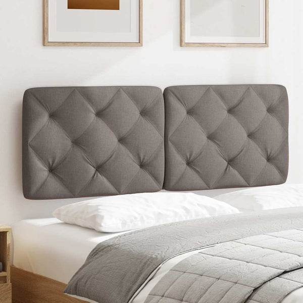 Kopfteil Kissen Taupe 140 cm
