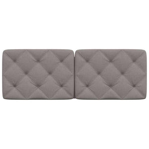 Kopfteil Kissen Taupe 140 cm