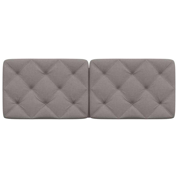 Kopfteil Kissen Taupe 140 cm
