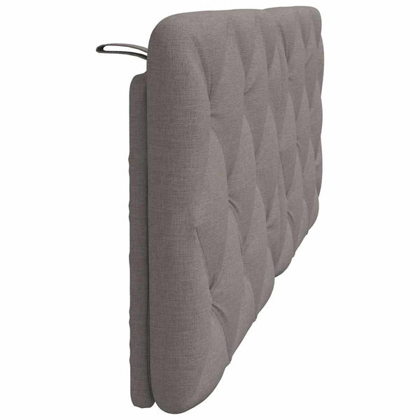 Kopfteil Kissen Taupe 140 cm