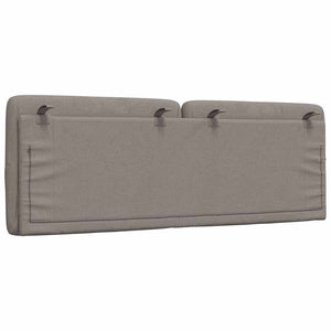 Kopfteil Kissen Taupe 140 cm