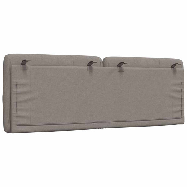 Kopfteil Kissen Taupe 140 cm