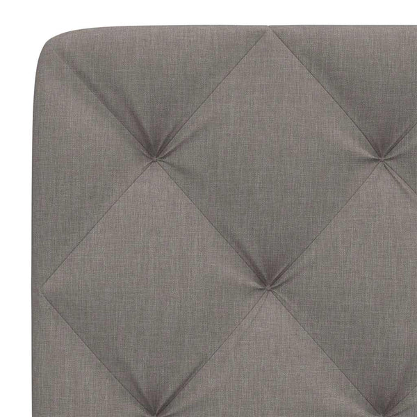 Kopfteil Kissen Taupe 140 cm