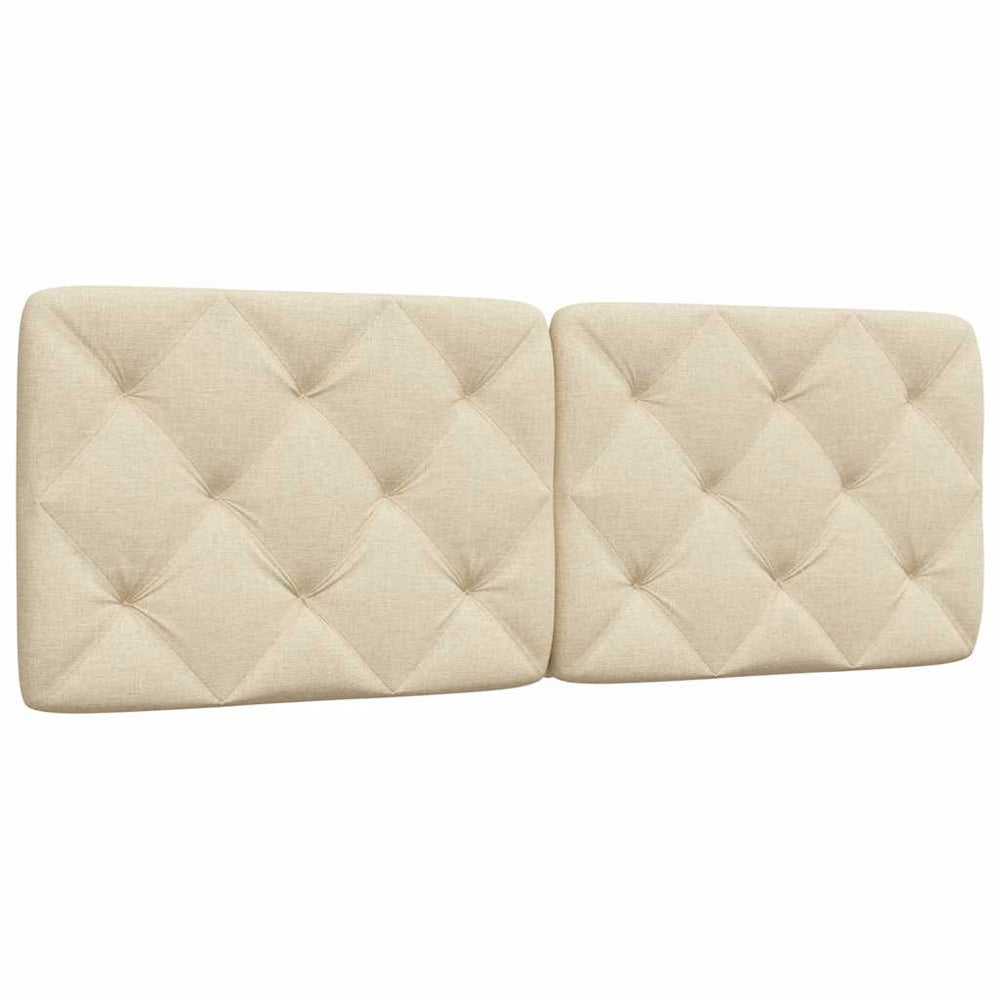 Kopfteil-Kissen Creme 140 cm