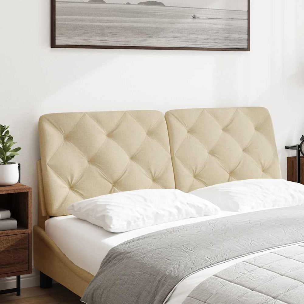 Kopfteil-Kissen Creme 140 cm