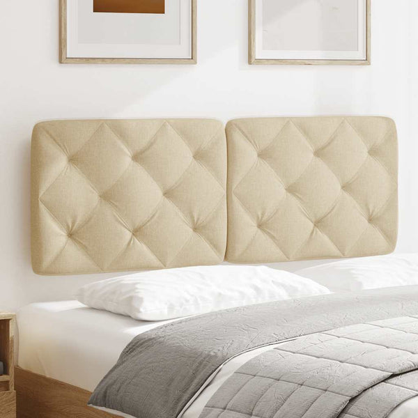 Kopfteil-Kissen Creme 140 cm