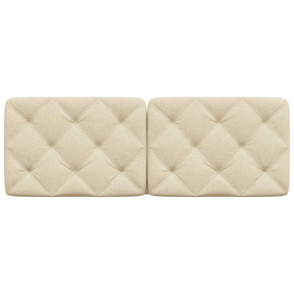 Kopfteil-Kissen Creme 140 cm