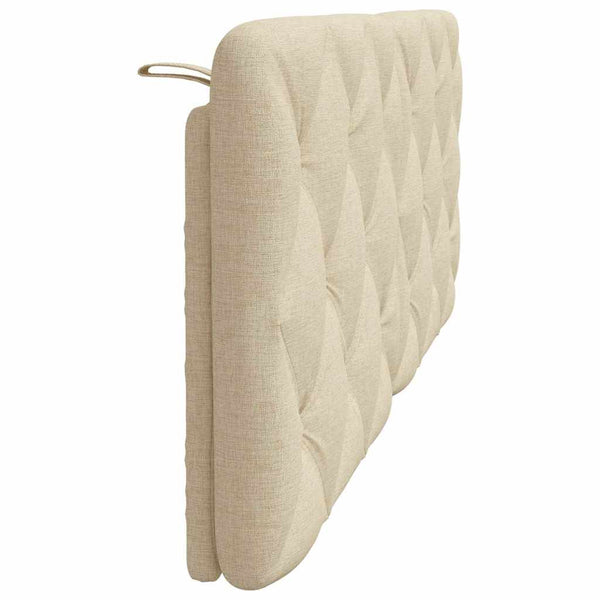 Kopfteil-Kissen Creme 140 cm