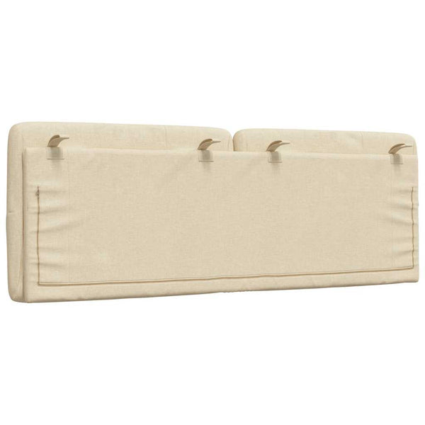 Kopfteil-Kissen Creme 140 cm