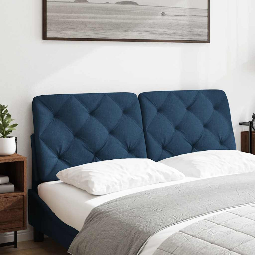 Kopfteil Kissen Blau 140 cm