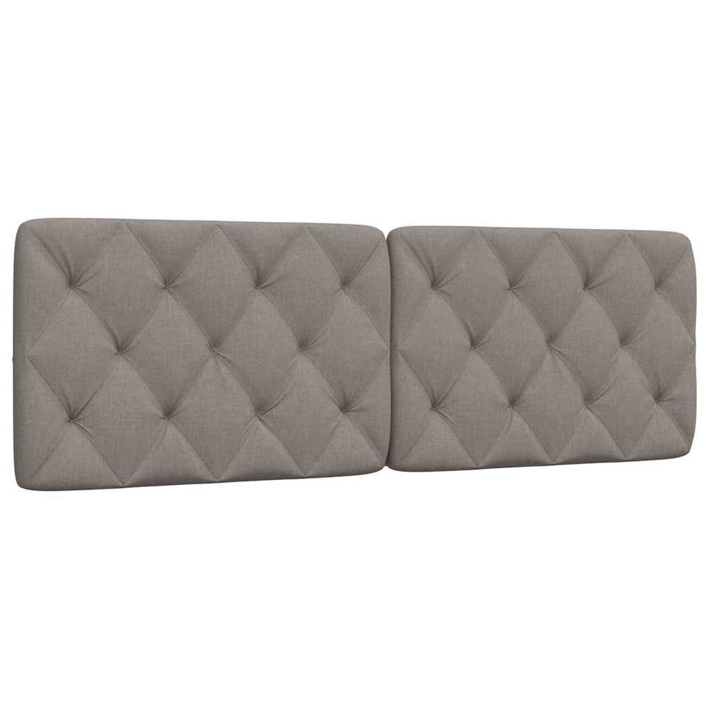 Kopfteil Kissen Taupe 160 cm