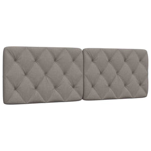 Kopfteil Kissen Taupe 160 cm