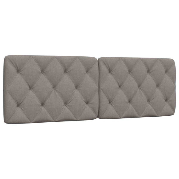 Kopfteil Kissen Taupe 160 cm