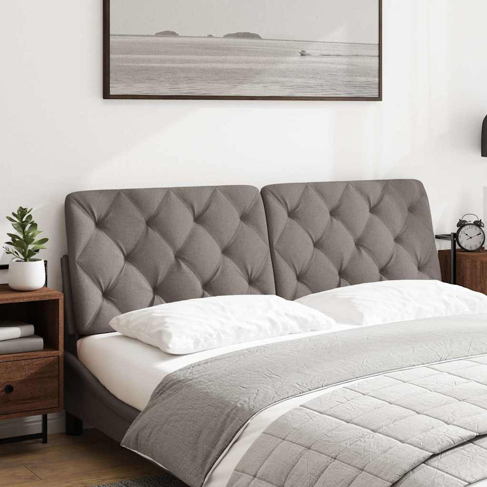 Kopfteil Kissen Taupe 160 cm