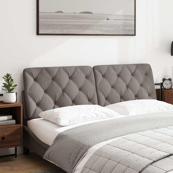 Kopfteil Kissen Taupe 160 cm
