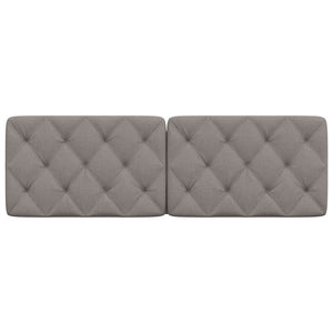 Kopfteil Kissen Taupe 160 cm