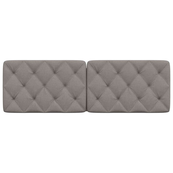 Kopfteil Kissen Taupe 160 cm