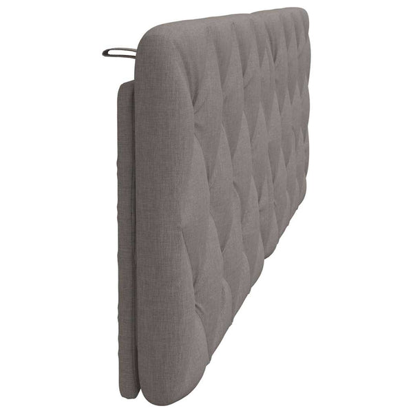 Kopfteil Kissen Taupe 160 cm