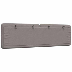 Kopfteil Kissen Taupe 160 cm