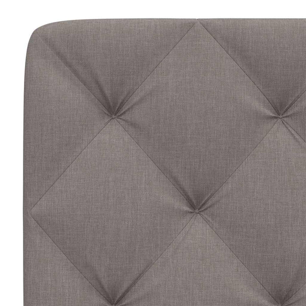 Kopfteil Kissen Taupe 160 cm