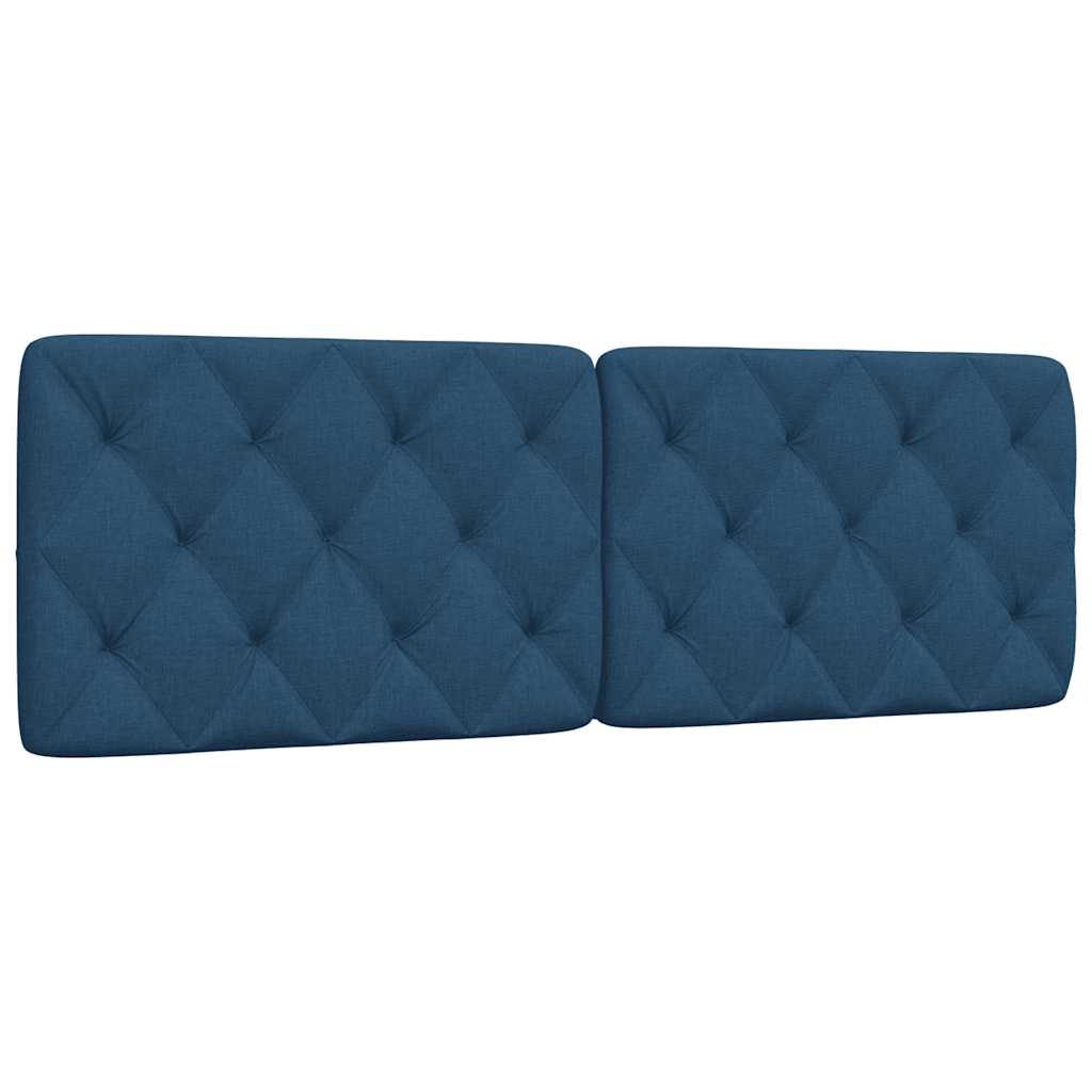 Kopfteil Kissen Blau 160cm