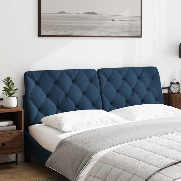 Kopfteil Kissen Blau 160cm