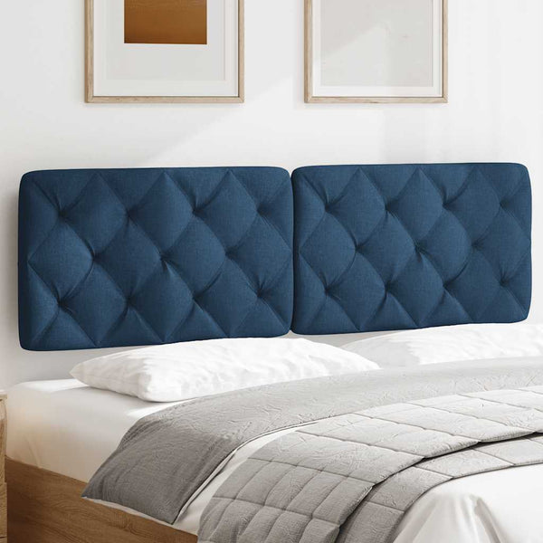 Kopfteil Kissen Blau 160cm