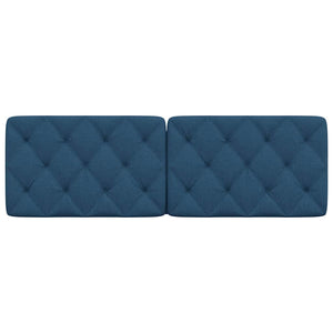 Kopfteil Kissen Blau 160cm