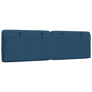 Kopfteil Kissen Blau 160cm